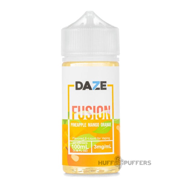 Daze-Fusion-Pineapple-Mango-Orange-e-juice Daze Fusion Pineapple Mango Orange 100ml e-juice bottle