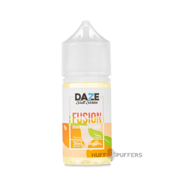 Daze-Fusion-Salt-orange-cream-mango Daze Fusion Salt Orange Cream Mango 30ml e-juice bottle