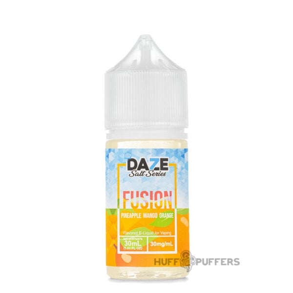 Daze-Fusion-Salt-pineapple-mango-orange-iced Daze Fusion Salt Pineapple Mango Orange Iced 30ml e-juice bottle