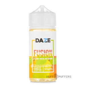 Daze-Fusion-Yellow-Green-Red-Mango-e-juice Daze Fusion Yellow Green Red Mango 100ml e-juice bottle
