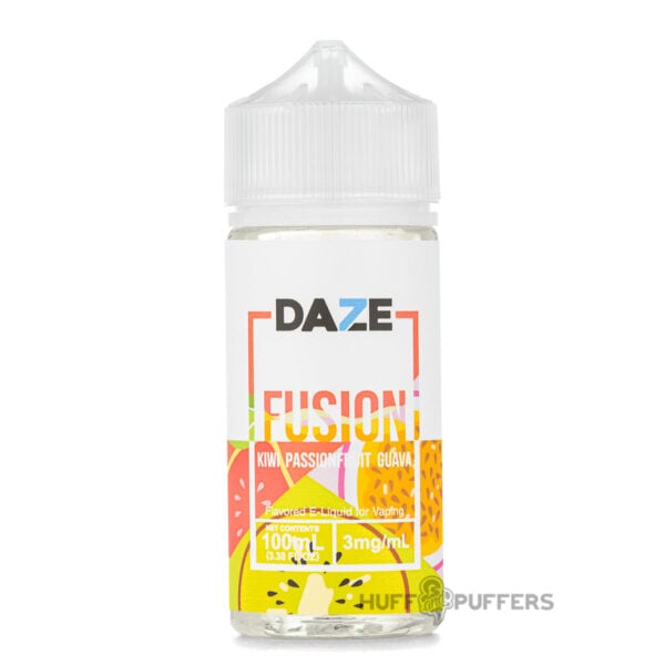 Daze-Fusion-kiwi-passionfruit-guava-e-juice Daze Fusion Kiwi Passionfruit Guava 100ml e-juice bottle