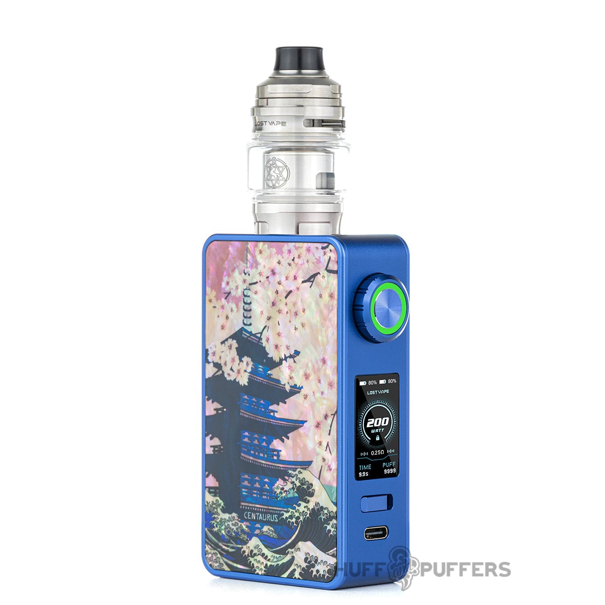 vape mods with custom settings Lost Centaurus M200 Kit Flavor:Tropical Sunset Strawberry Donut - Fumot Size_50000 Puffs