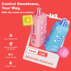 Off-Stamp Sweet Cube pod features