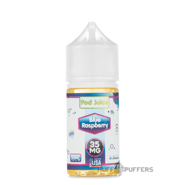 Pod-Juice-Blue-Raspberry Blue Raspberry Pod Juice Salt Nicotine E-Juice 30ml