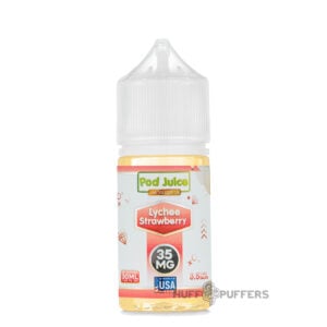 Pod Juice Lychee Strawberry Salt Nicotine E-Juice 30ml