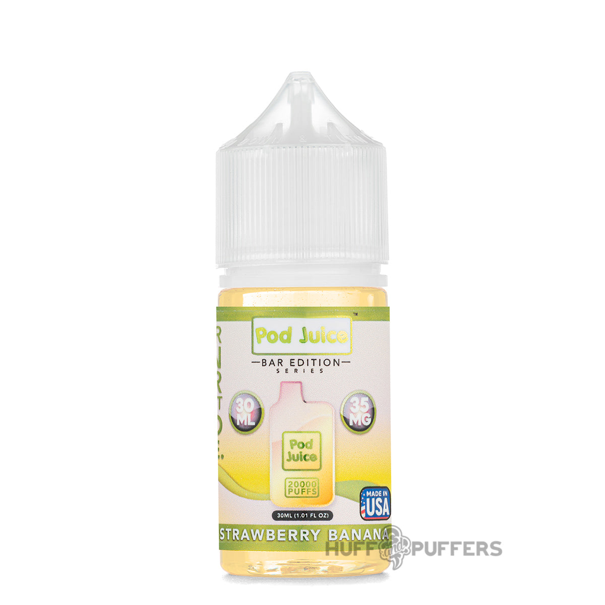 banana flavoured vape juice Pod PJ5000 - Strawberry 30mL green apple strawberry peach iced Colour:Cocoa Brown Raz Vap Breakdown -