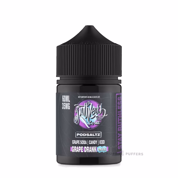 Ruthless Podsaltz grape drank on Ice 60mL Ruthless Podsaltz Grape Drank on Ice 30mL