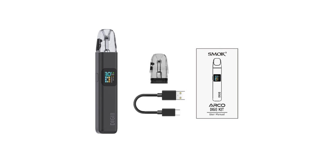 Smok Arco Digi Pro Pod System package contents
