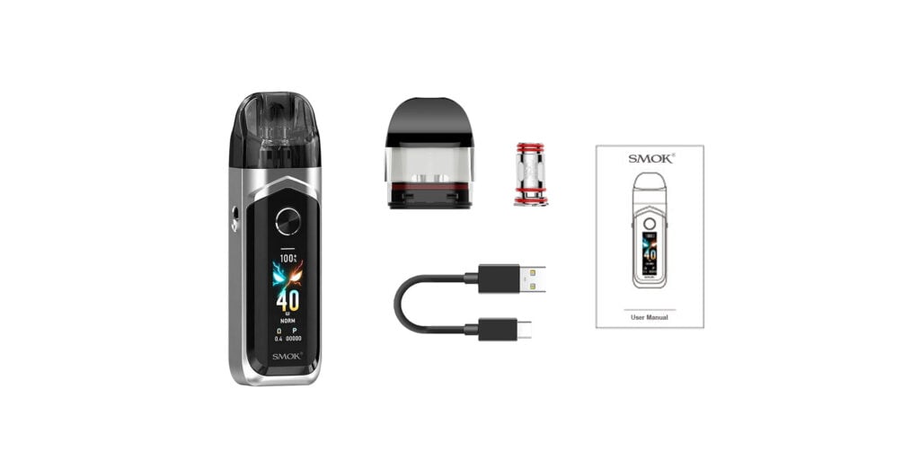 Smok Nord 6 Pod System package contents