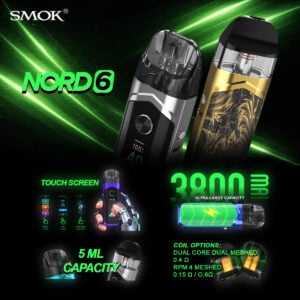 Smok Nord 6 Pod System features