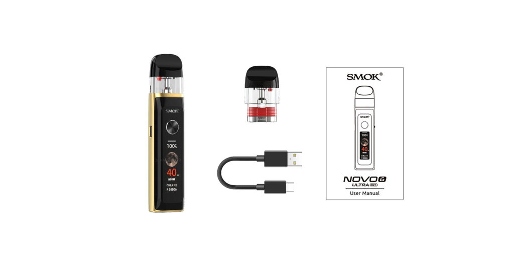 Smok Novo 6 Ultra Pod System package contents