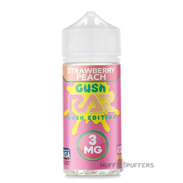 Strawberry-Peach-Gush-Raz-E-Juice-Pod-Juice Strawberry Peach Gush RAZ Gush Edition E-Juice 100ml