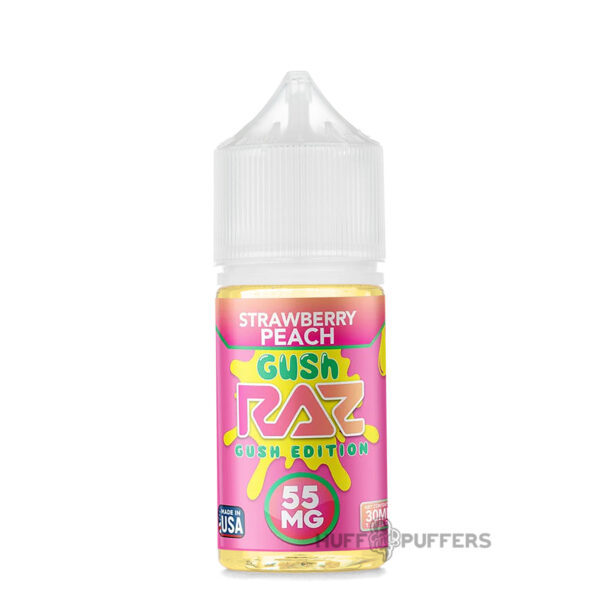 Strawberry-Peach-Gush-Raz-Salt-E-Juice-Pod-Juice Strawberry Peach Gush RAZ Salt Gush Edition E-Juice 30mL