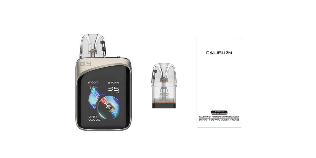 Uwell Caliburn G4 Pro Koko Pod System package contents