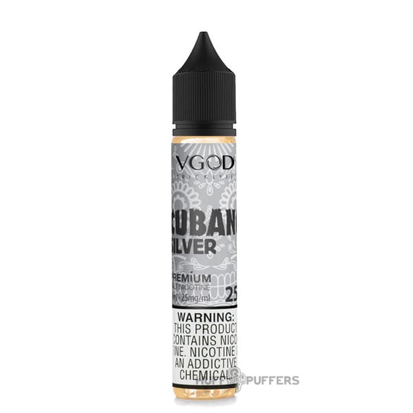 VGOD-salt-nic-cubano-silver-30ml VGOD Cubano Silver Salt Nicotine E-Juice 30mL