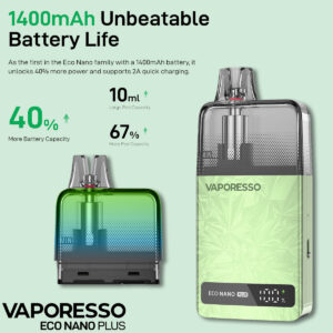 Vaporesso Eco Nano Plus Pod System features