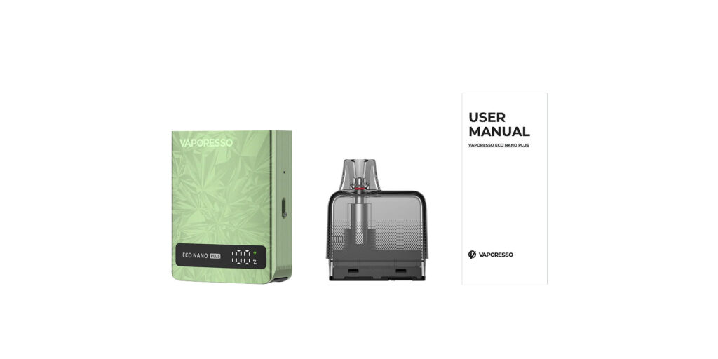 Vaporesso ECO Nano Plus Pod System package contents