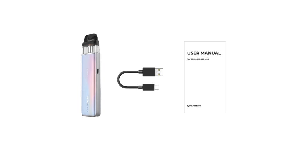Vaporesso XROS 5 Mini Pod System package contents
