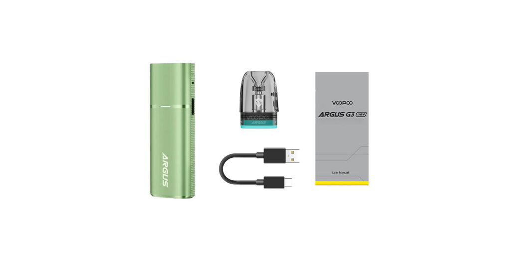 Voopoo Argus G3 Mini Pod System package contents