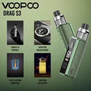 Voopoo Drag S3 Pod System features