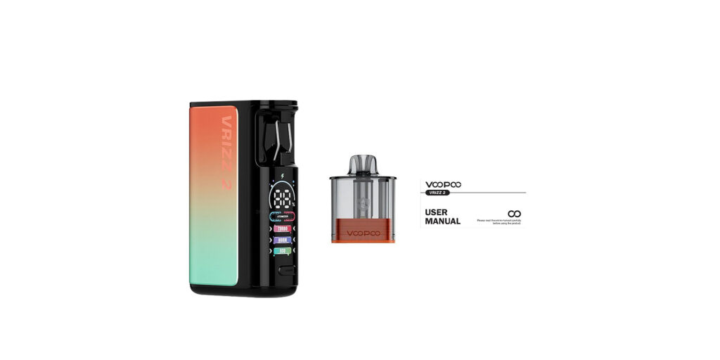 Voopoo Vrizz 2 Pod System package contents