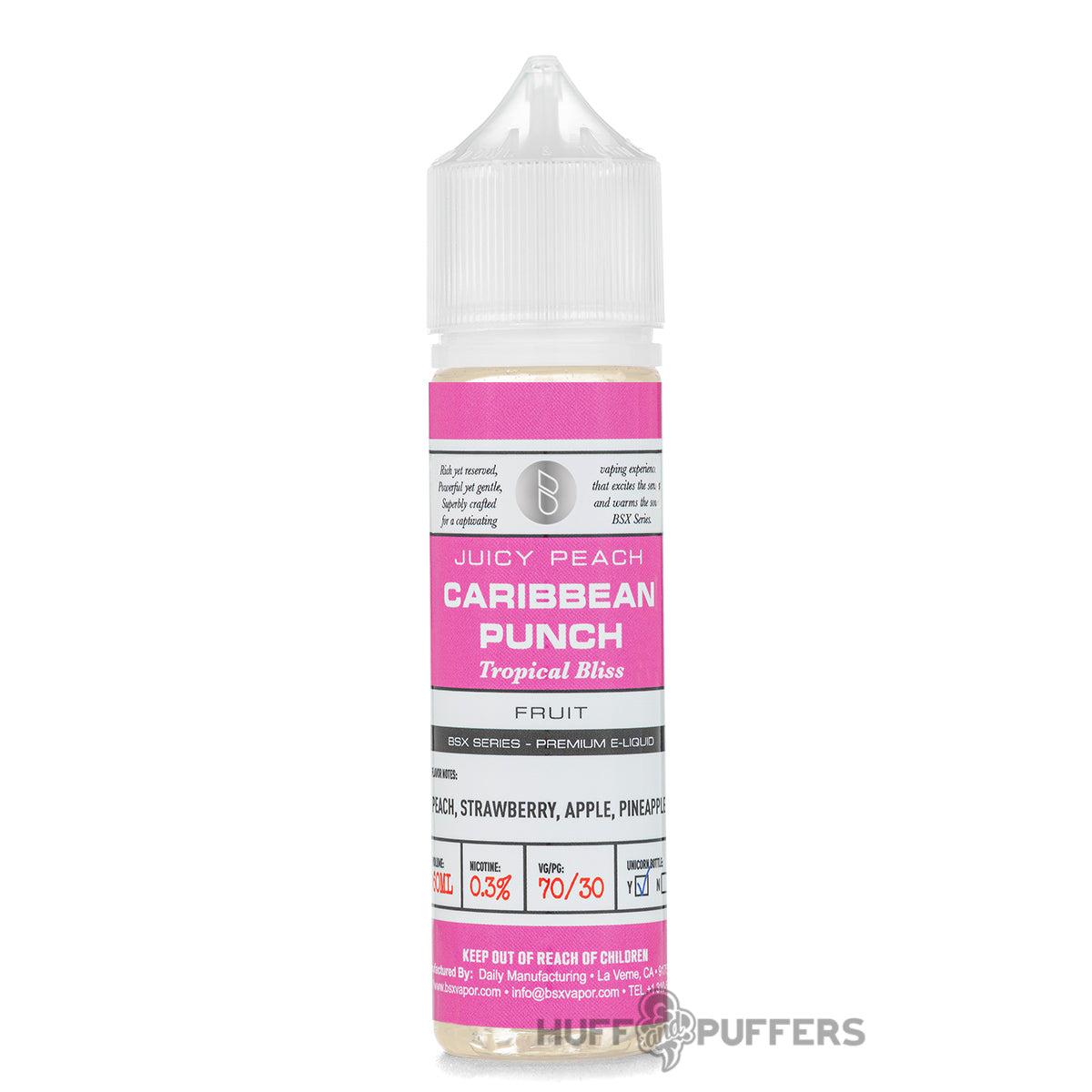 fruit vape juice BSX Series Caribbean Punch — $10.99 chop Variant:Peach Orange Exploring the Razz Bar
