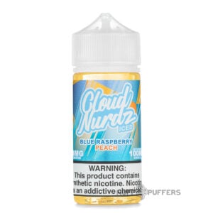 cloud-nurdz-blue-raspberry-peach-iced-100-ml Cloud Nurdz Iced Blue Raspberry Peach 100ml e-juice bottle