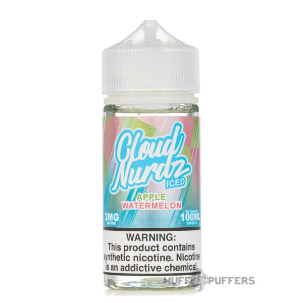 cloud-nurdz-iced-apple-watermelon-e-juice cloud nurdz iced apple watermelon e-juice 100ml
