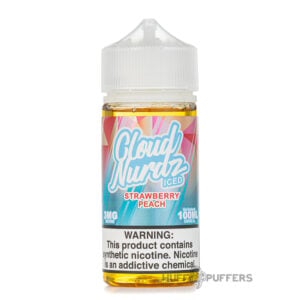cloud-nurdz-iced-strawberry-peach-e-juice cloud nurdz iced strawberry peach e-juice 100ml