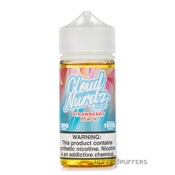 cloud-nurdz-iced-strawberry-peach-e-juice cloud nurdz iced strawberry peach e-juice 100ml