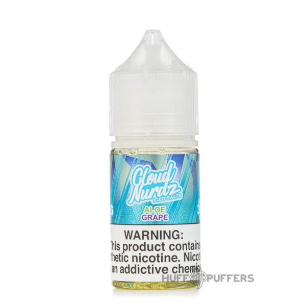 cloud-nurdz-salt-iced-aloe-grape cloud nurdz salt iced aloe grape e-juice 30ml