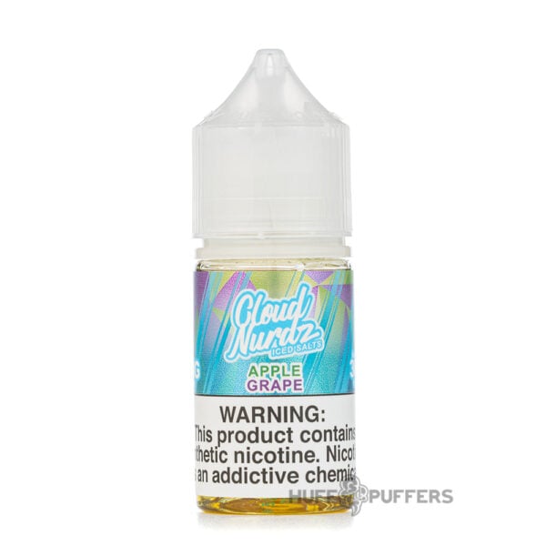 cloud-nurdz-salt-iced-apple-grape cloud nurdz salt iced apple grape e-juice 30ml