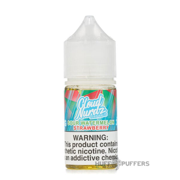 cloud-nurdz-salt-iced-sour-watermelon-strawberry cloud nurdz salt iced sour watermelon strawberry e-juice 30ml