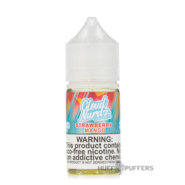 cloud-nurdz-salt-iced-strawberry-mango cloud nurdz salt iced strawberry mango e-juice 30ml