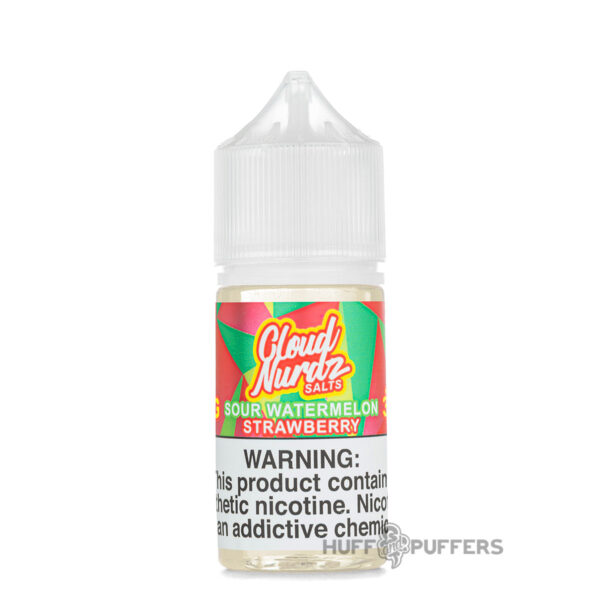 cloud-nurdz-salt-nic-e-juice-sour-watermelon-strawberry-30ml Cloud Nurdz Salts Sour Watermelon Strawberry 30ml e-juice bottle