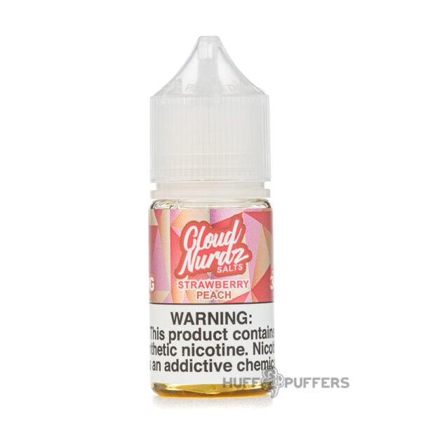 cloud-nurdz-salt-strawberry-peach cloud nurdz salts strawberry peach e-juice 30ml