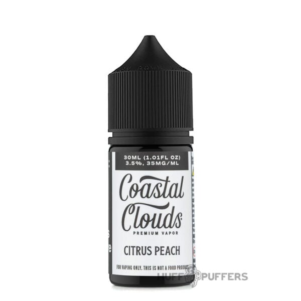 coastal-clouds-salt-nic-citrus-peach-30ml Citrus Peach Coastal Clouds Salt Nic E-Juice 30ml