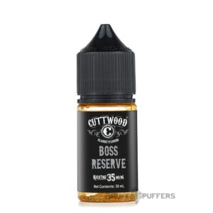 boss reserve cuttwood salt nicotine e-juice