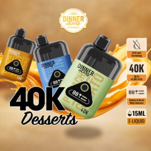 Dinner Lady Desserts 40K Disposable Vape Features