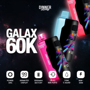 Dinner Lady Galax 60K Disposable Vape Features