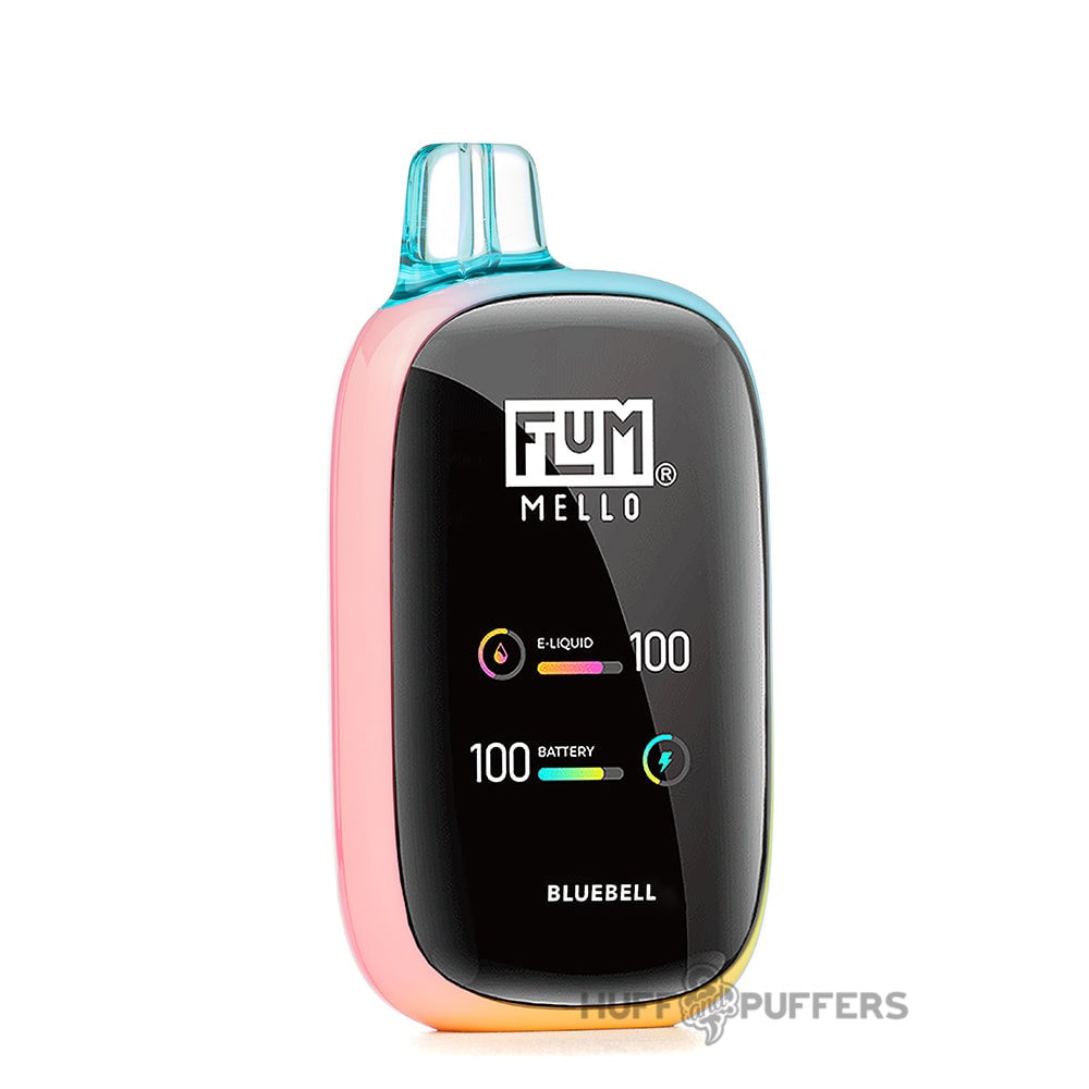 flum pebble blue energy Mello Disposable Vape — $15.99 Choose Flavor:Peach Mango Pineapple Kit Style_Pen Style Trendy Lost Mary Vape