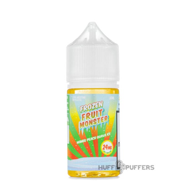 frozen-fruit-monster-salt-mango-peach-guava-ice-30ml Mango Peach Guava Ice Frozen Fruit Monster Salt Nicotine E-Juice 30ml