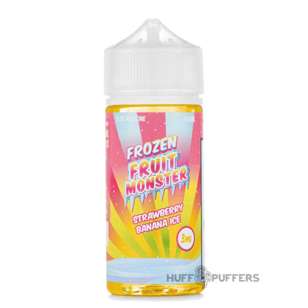 frozen-fruit-monster-strawberry-banana-ice-100ml Strawberry Banana Ice Frozen Fruit Monster E-Juice 100ml