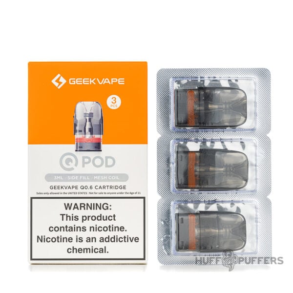 geekvape-q-cartridge-3ml Geekvape Q Pods 0.6 ohm 3ml side fill