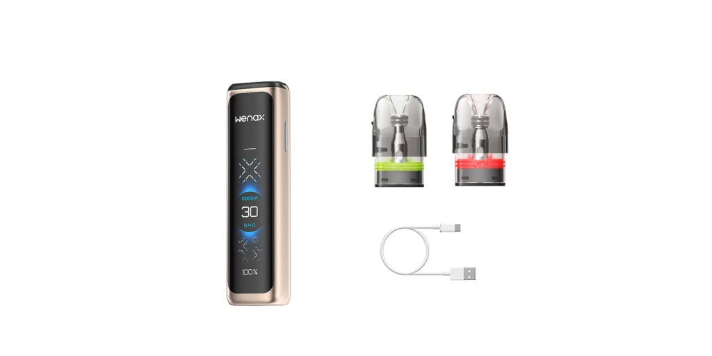 Geekvape Wenax Q Ultra pod system package contents