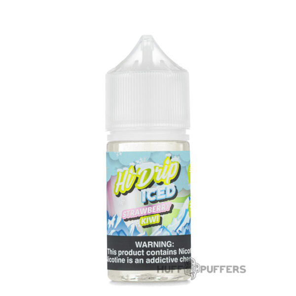 hi-drip-iced-salt-nic-strawberry-kiwi-30ml Iced Strawberry Kiwi Hi Drip Salt Nicotine E-Juice 30ml