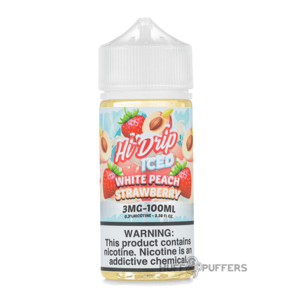hi-drip-iced-white-peach-strawberry-100ml Iced White Peach Strawberry Hi-Drip E-Juice 100ml