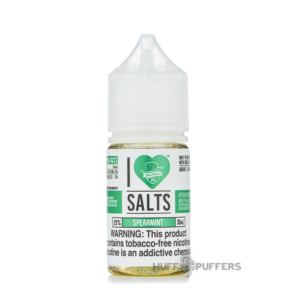 cool and fresh spearmint juicy bar vape breakdown I Love Salts - 30mL Salt Nic E-Juice YTOO Launches August 2025 @LK Style:3ml