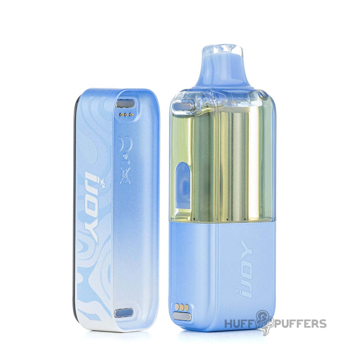 blue and white vape iJoy XP 100K Disposable Kit — $15.99 Select Flavor ::Watermelon Candy Liquid Diamonds Vuse Ultra Smart Pods