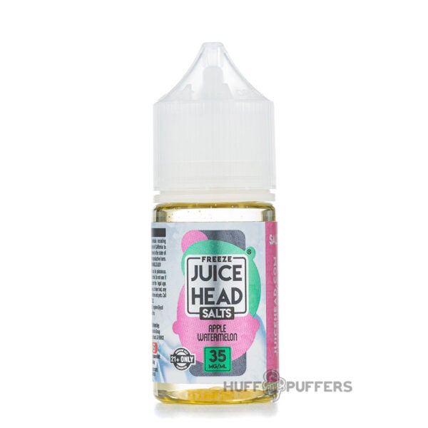 juice-head-freeze-salts-apple-watermelon juice head freeze salts apple watermelon 30ml e-juice bottle